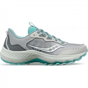 Saucony Aura TR Trailrunning Schuhe Damen Grau | SCHWEIZ RISAM