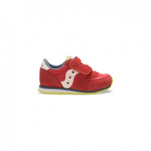 Saucony Baby Jazz Hook & Loop Sneaker Kleine Kinder Rot | SCHWEIZ AWOBF