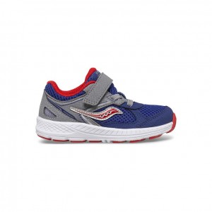 Saucony Cohesion 14 A/C Jr. Sneaker Kleine Kinder Navy Grau | SCHWEIZ NLYKC