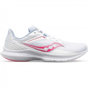 Saucony Convergence Laufschuhe Damen Weiß Rosa | SCHWEIZ YSZGX