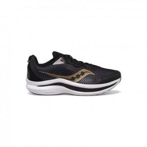 Saucony Endorphin KDZ Sneaker Große Kinder Schwarz Gold | SCHWEIZ SBHZT