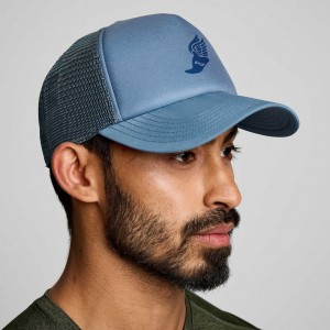 Saucony Foamie Trucker Hüte Herren Blau | SCHWEIZ AXLYJ