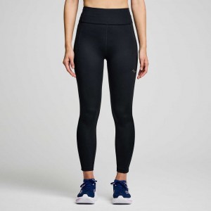 Saucony Fortify Crop Strumpfhose Damen Schwarz | SCHWEIZ UOGNW