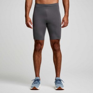 Saucony Fortify Gefütterte Half Strumpfhose Herren Grau | SCHWEIZ HKAXG