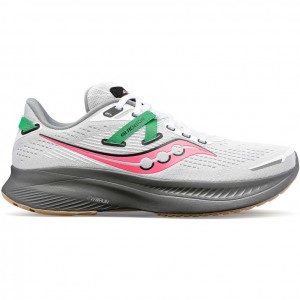 Saucony Guide 16 Laufschuhe Damen Weiß | SCHWEIZ HBQDS