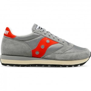 Saucony Jazz 81 Sneaker Herren Grau Rot | SCHWEIZ VITJO