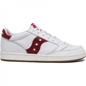 Saucony Jazz Court Sneaker Damen Weiß Rot | SCHWEIZ QBYMZ