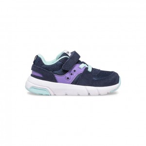 Saucony Jazz Lite 2.0 Sneaker Kleine Kinder Navy Lila | SCHWEIZ UOFNI