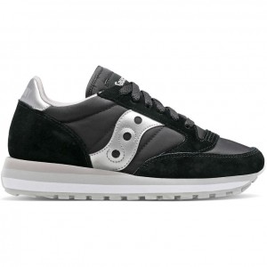 Saucony Jazz Triple Sneaker Damen Schwarz Silber | SCHWEIZ RNAFP