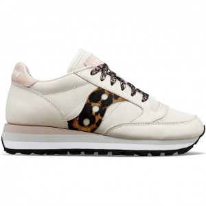 Saucony Jazz Triple Sneaker Damen Weiß Leopard | SCHWEIZ CAGWT