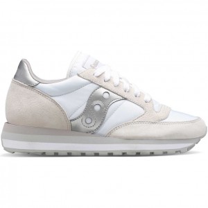 Saucony Jazz Triple Sneaker Damen Weiß Silber | SCHWEIZ IBWMT