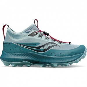 Saucony Peregrine 13 ST Trailrunning Schuhe Damen Türkis | SCHWEIZ GDVFO