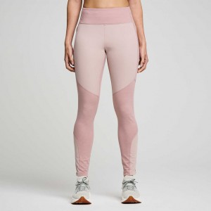 Saucony Runshield Strumpfhose Damen Rosa | SCHWEIZ XGVPY