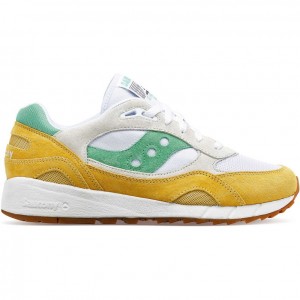 Saucony Shadow 6000 Sneaker Herren Weiß Gelb Grün | SCHWEIZ PJSKW