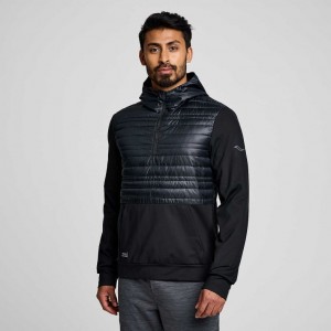 Saucony Solstice Oysterpuff Hoodie Herren Schwarz | SCHWEIZ ECGIV