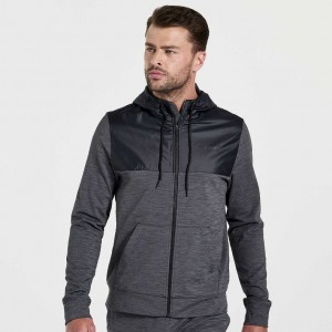 Saucony Solstice Zip Hoodie Herren Schwarz | SCHWEIZ YPERF