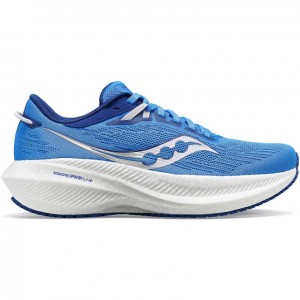 Saucony Triumph 21 Laufschuhe Damen Blau | SCHWEIZ QLCJH