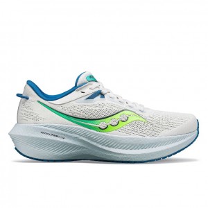 Saucony Triumph 21 Laufschuhe Damen Weiß | SCHWEIZ BDEPS