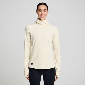 Saucony Triumph Tunic Hoodie Damen Beige | SCHWEIZ ZFMYI