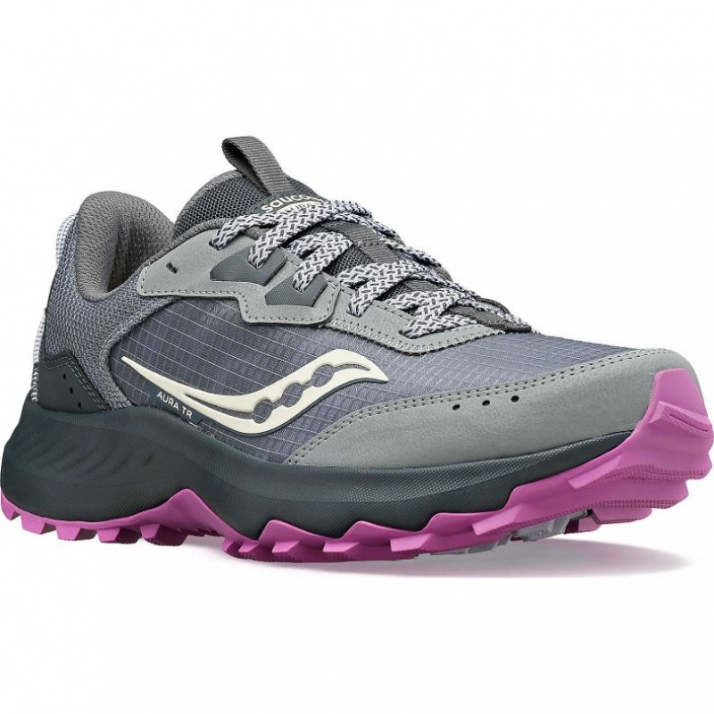 Saucony Aura TR Trailrunning Schuhe Damen Grau | SCHWEIZ IAUBR