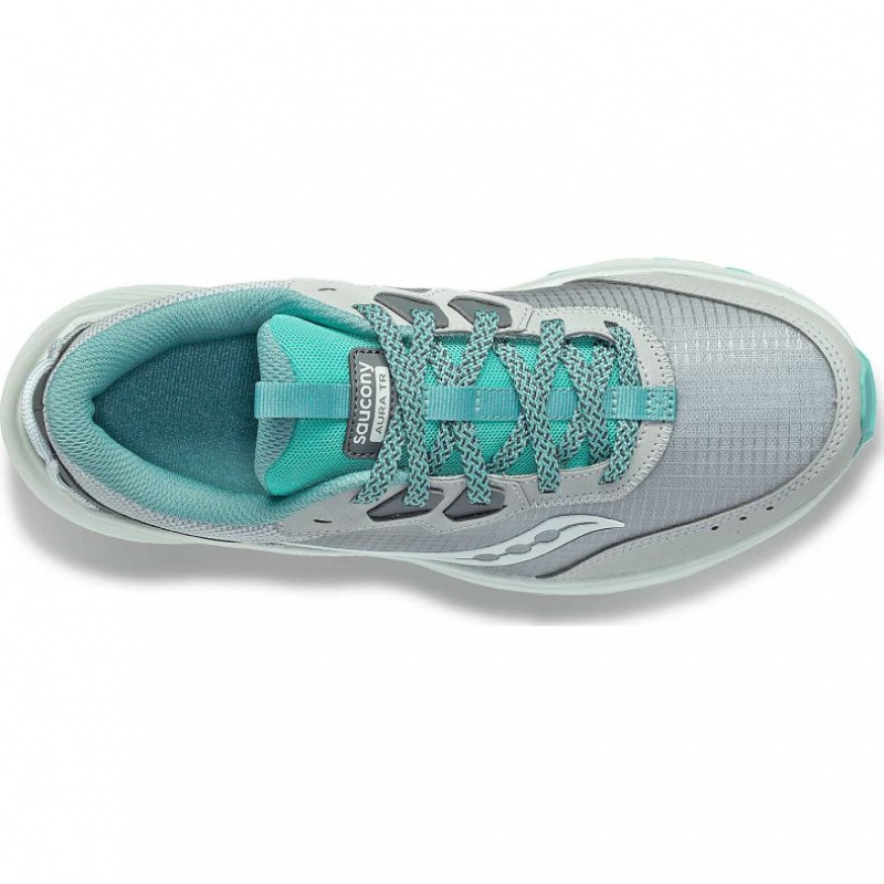 Saucony Aura TR Trailrunning Schuhe Damen Grau | SCHWEIZ RISAM