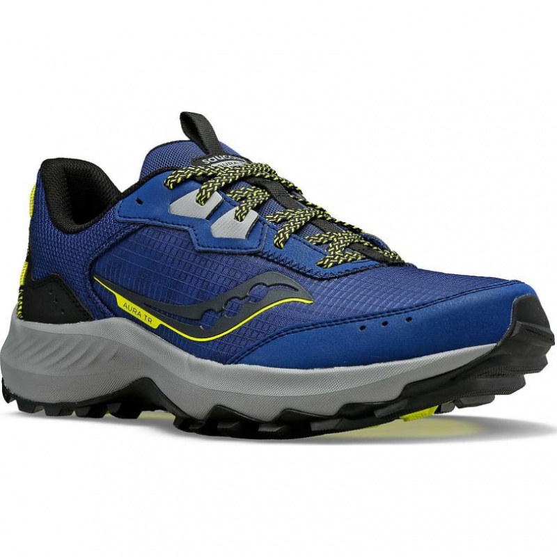 Saucony Aura TR Trailrunning Schuhe Herren Indigo | SCHWEIZ JLFWX