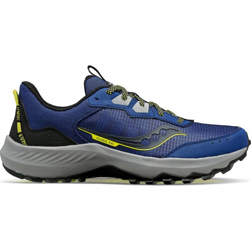 Saucony Aura TR Trailrunning Schuhe Herren Indigo | SCHWEIZ JLFWX