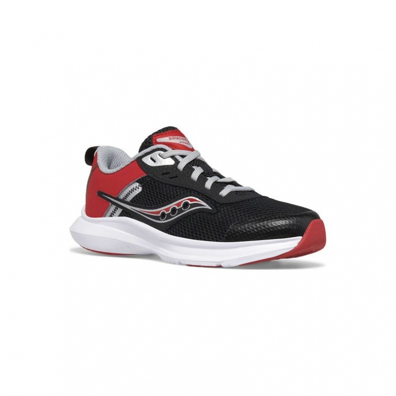 Saucony Axon 3 Sneaker Große Kinder Schwarz Rot | SCHWEIZ HTEQR