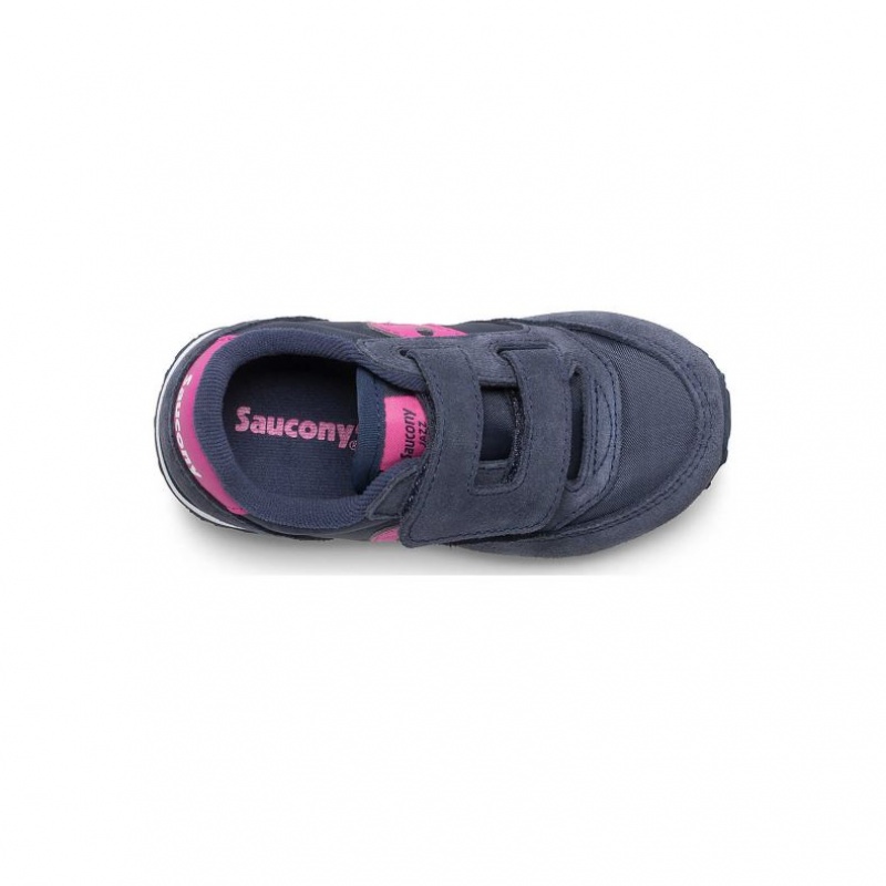 Saucony Baby Jazz Hook & Loop Sneaker Kleine Kinder Navy | SCHWEIZ EQSYD