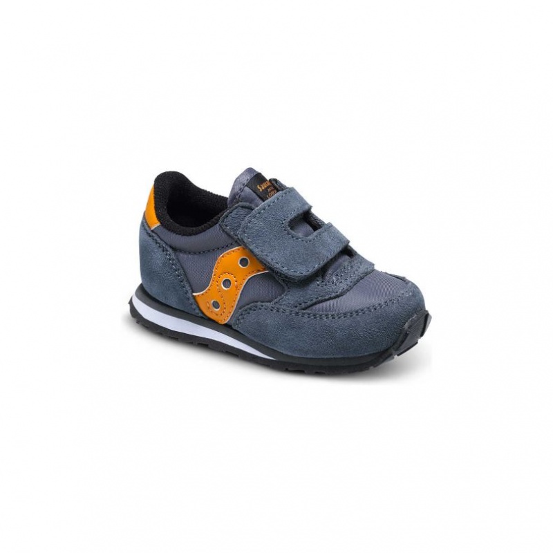 Saucony Baby Jazz Hook & Loop Sneaker Kleine Kinder Grau | SCHWEIZ XKBSN