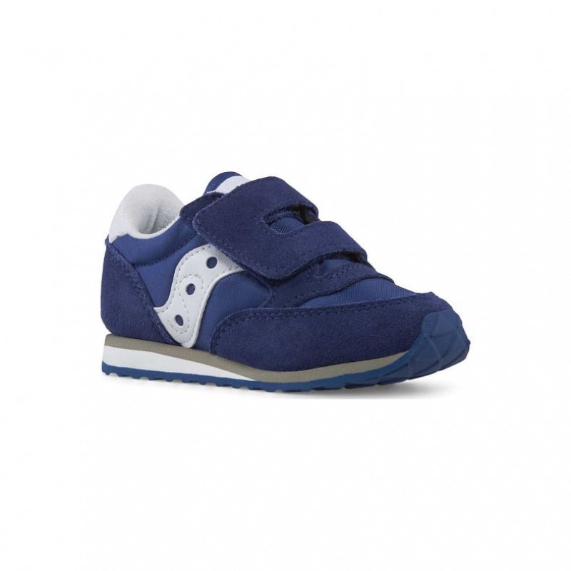 Saucony Baby Jazz Hook & Loop Sneaker Kleine Kinder Navy | SCHWEIZ IELSV