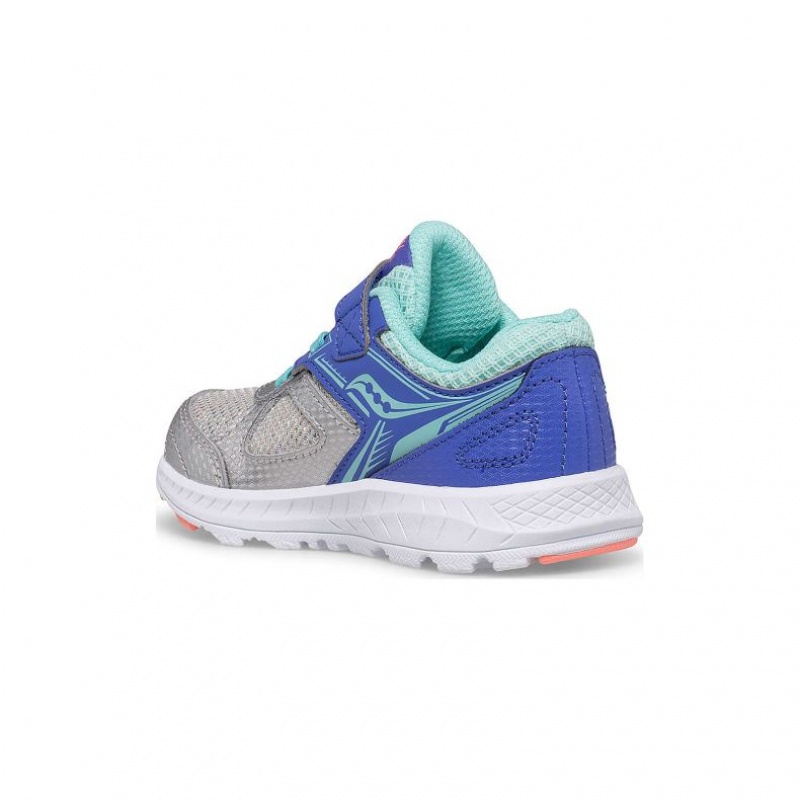 Saucony Cohesion 14 A/C Jr. Sneaker Kleine Kinder Blau Silber | SCHWEIZ GQTAC