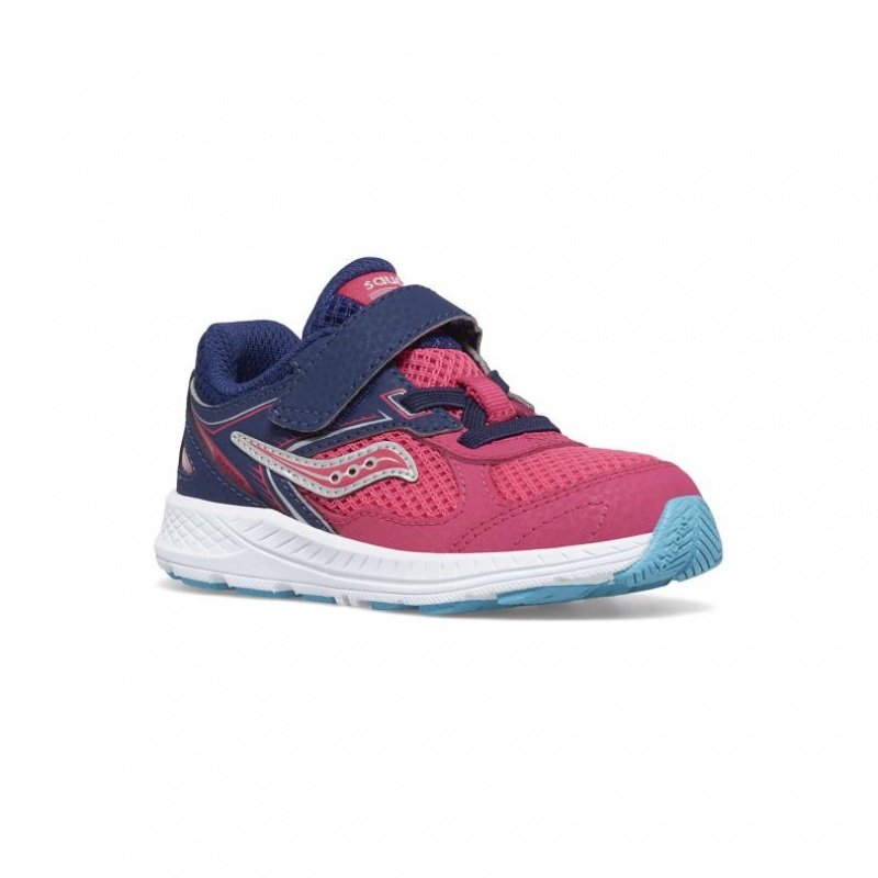 Saucony Cohesion 14 A/C Jr. Sneaker Kleine Kinder Rosa Navy | SCHWEIZ QKHPX