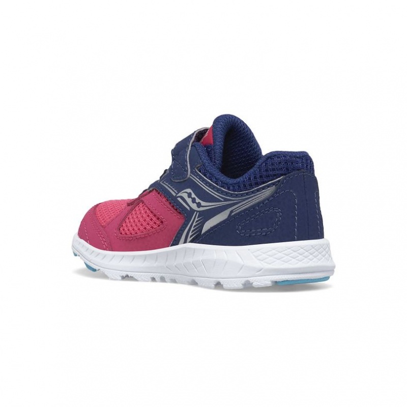 Saucony Cohesion 14 A/C Jr. Sneaker Kleine Kinder Rosa Navy | SCHWEIZ QKHPX