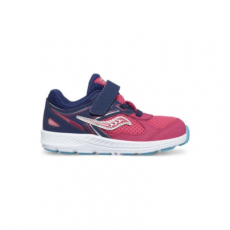 Saucony Cohesion 14 A/C Jr. Sneaker Kleine Kinder Rosa Navy | SCHWEIZ QKHPX