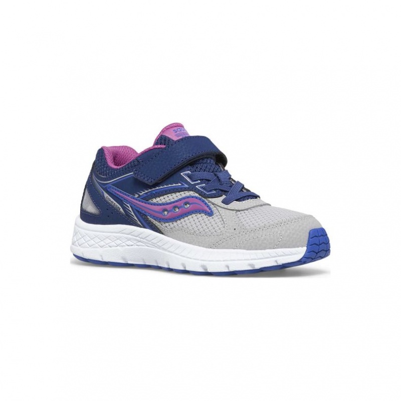 Saucony Cohesion 14 A/C Sneaker Große Kinder Navy Grau | SCHWEIZ LXBIP