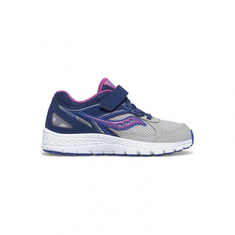 Saucony Cohesion 14 A/C Sneaker Große Kinder Navy Grau | SCHWEIZ LXBIP