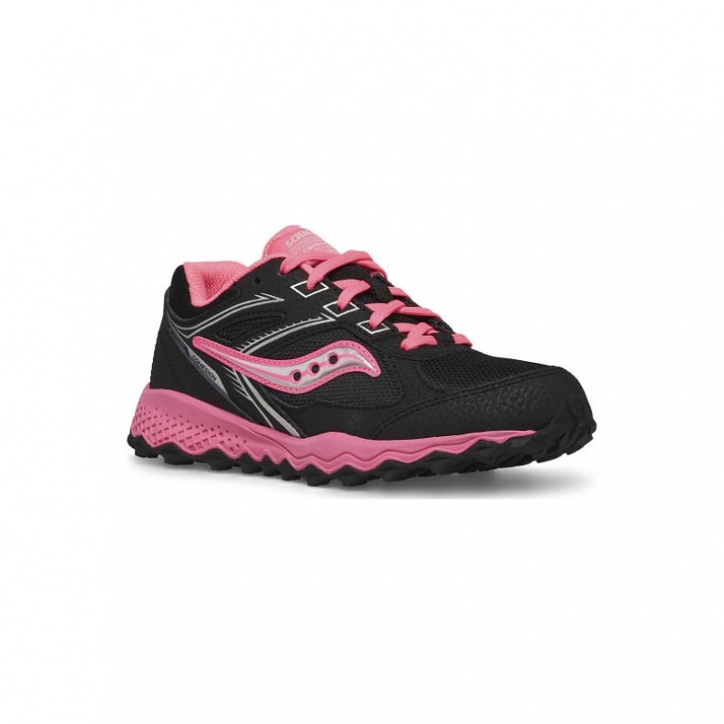 Saucony Cohesion TR14 Lace Sneaker Große Kinder Schwarz Rosa | SCHWEIZ WVNBO