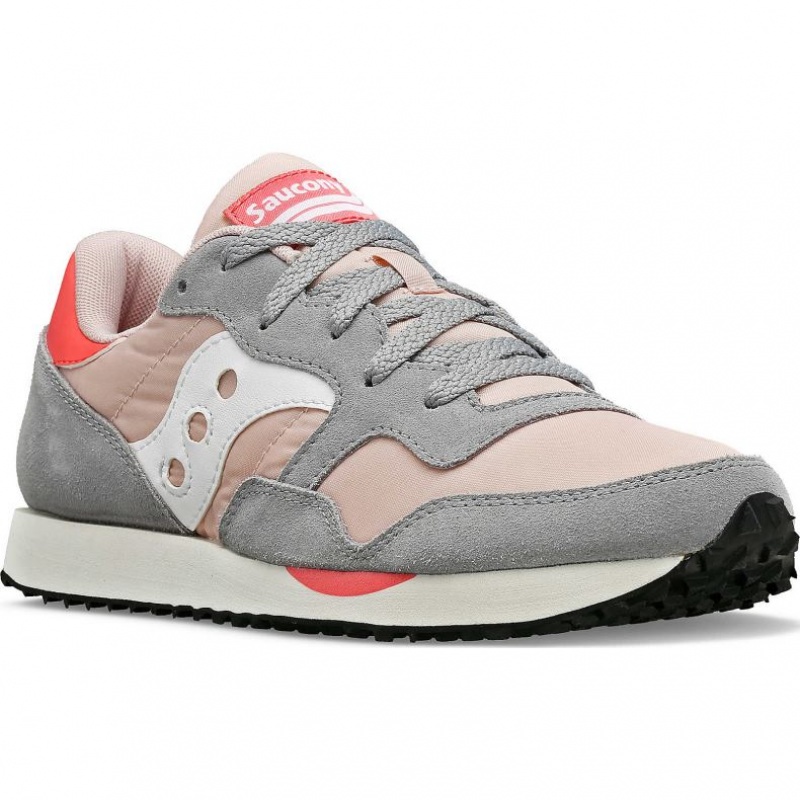 Saucony DXN Sneaker Damen Grau Rosa | SCHWEIZ OLXKM