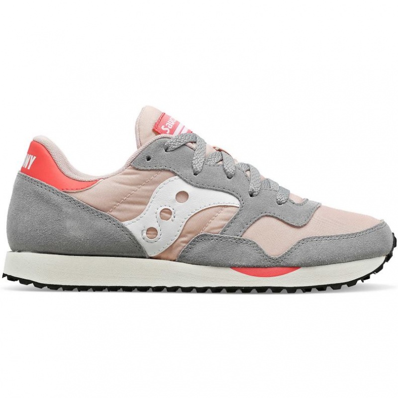 Saucony DXN Sneaker Damen Grau Rosa | SCHWEIZ OLXKM