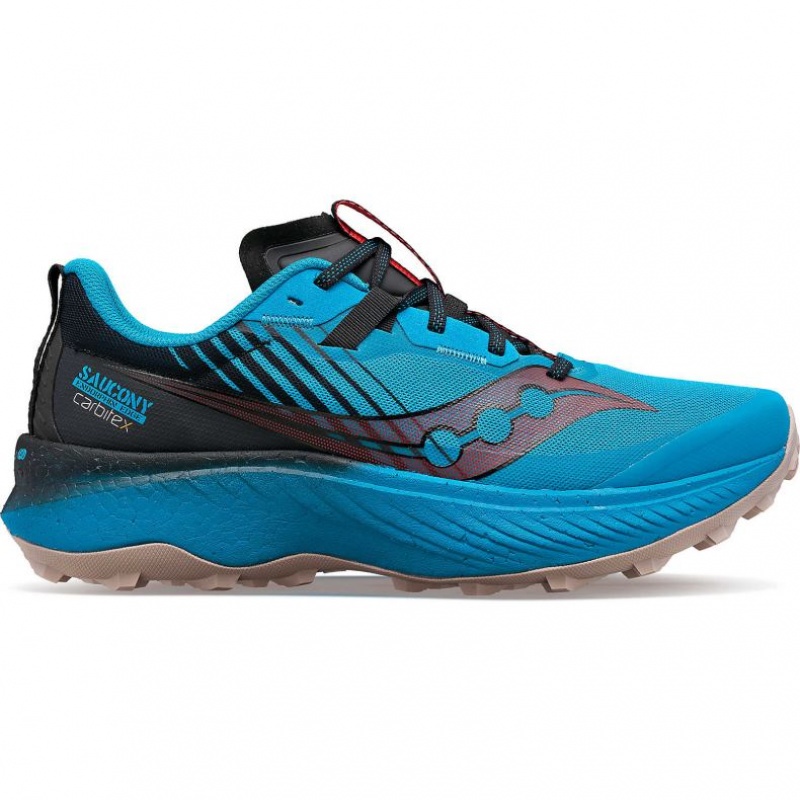 Saucony Endorphin Edge Trailrunning Schuhe Herren Blau | SCHWEIZ CYQEB