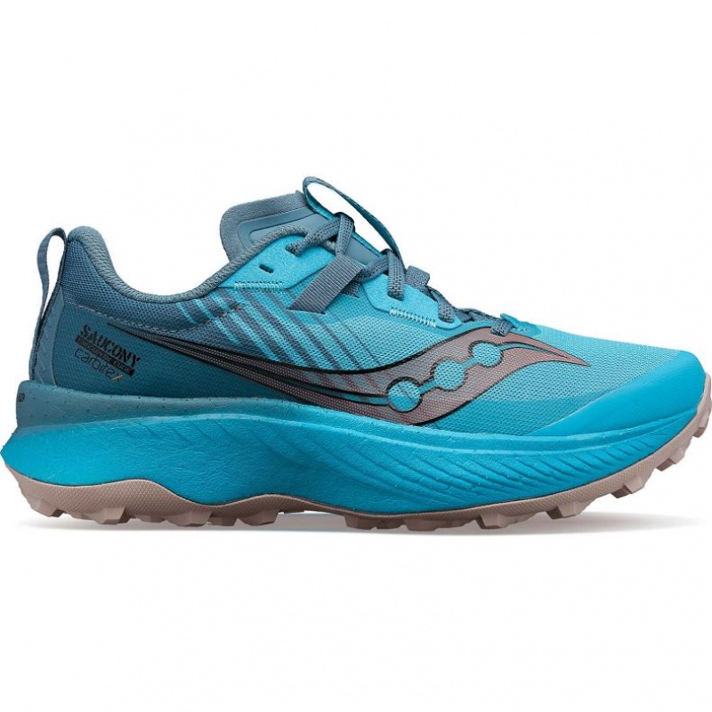 Saucony Endorphin Edge Trailrunning Schuhe Damen Blau | SCHWEIZ DEYNC