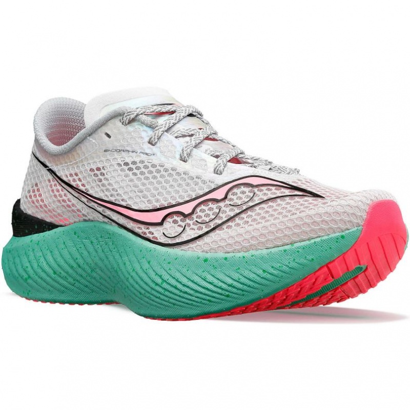 Saucony Endorphin Pro 3 Laufschuhe Damen Weiß | SCHWEIZ QANDE