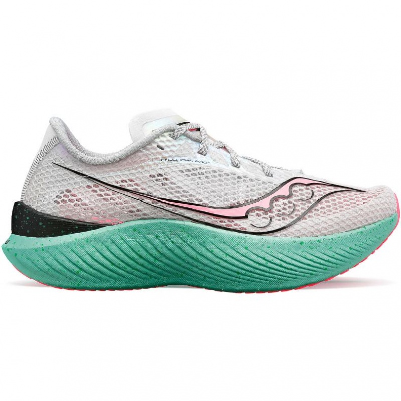 Saucony Endorphin Pro 3 Laufschuhe Damen Weiß | SCHWEIZ QANDE