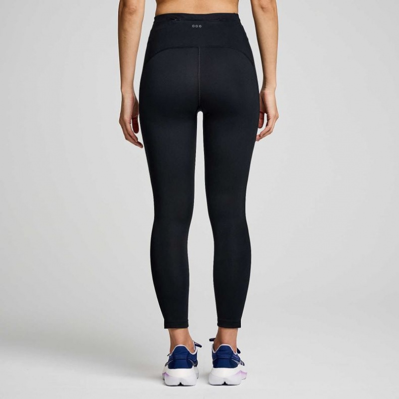 Saucony Fortify Crop Strumpfhose Damen Schwarz | SCHWEIZ UOGNW