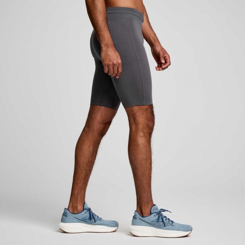 Saucony Fortify Gefütterte Half Strumpfhose Herren Grau | SCHWEIZ HKAXG