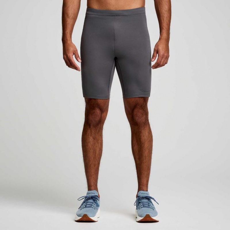 Saucony Fortify Gefütterte Half Strumpfhose Herren Grau | SCHWEIZ HKAXG