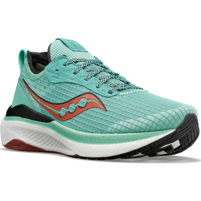 Saucony Freedom Crossport Laufschuhe Damen Türkis | SCHWEIZ IMEYR