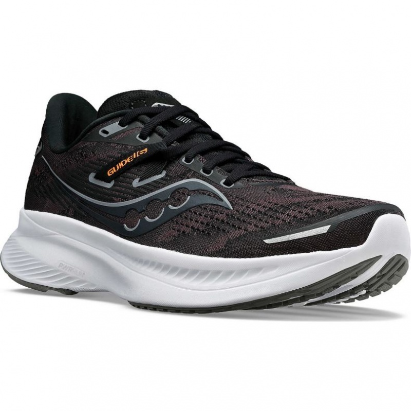 Saucony Guide 16 Laufschuhe Damen Schwarz | SCHWEIZ BNWTL