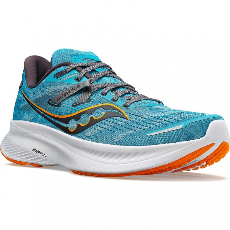 Saucony Guide 16 Laufschuhe Herren Türkis | SCHWEIZ QKPBD